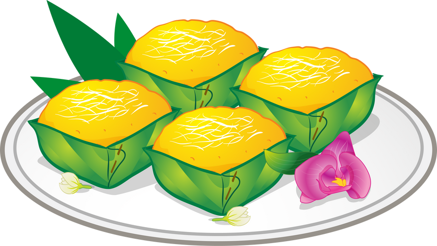 Traditional Thai desserts sweet food