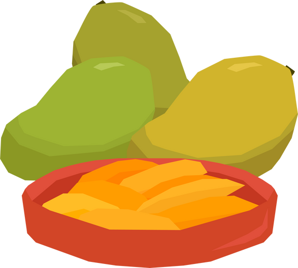Mango Fruits Illustration 